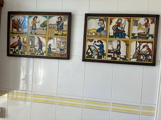 Cuadros de azulejos decorativos