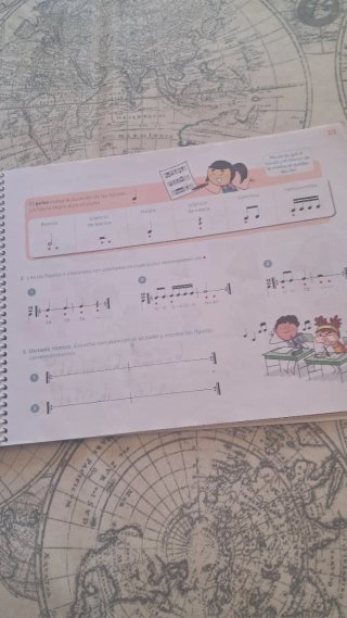 Libro Música  Primaria 3 Anaya Operación Mundo