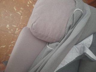 Sofá de 3 plazas gris mas funda