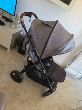Silla de paseo Kinderkraft gris