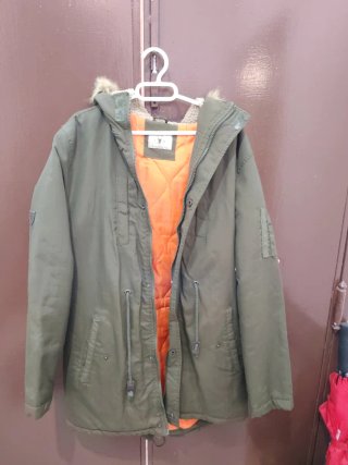 Chaquetón verde hombre talla L