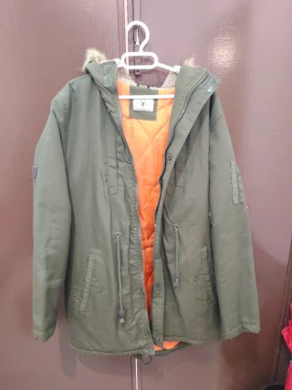 Chaquetón verde hombre talla L