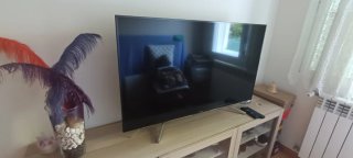 TV Sony Bravia 4K 45 Negra y Plateada