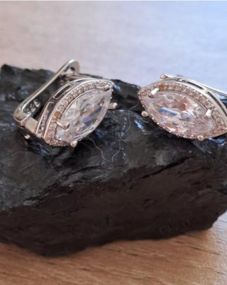 Pendientes S925 con Circonitas