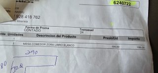 Mesa comedor blanca Ikea
