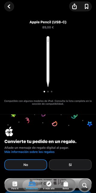Apple Pencil A3085 Tipo C