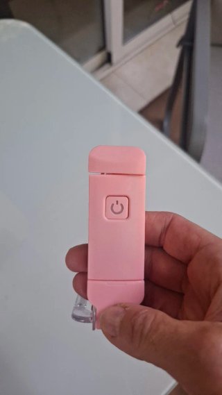 Lámpara LED rosa recargable USB