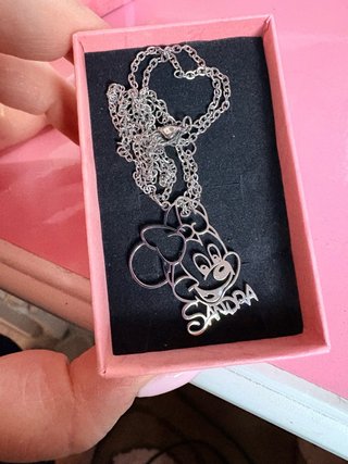 Collar Minnie Mouse con nombre Sandra
