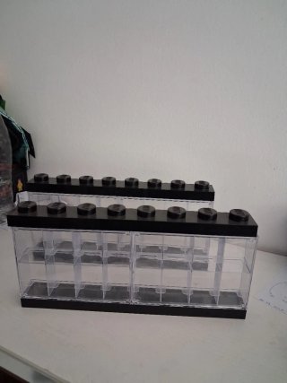 2 Estanterías Lego 38.5x4.5cm x17.5