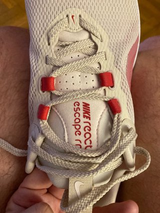 Zapatillas Nike running rosas y blancas
