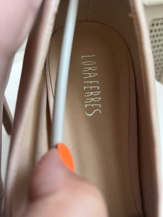 Scarpe tacco donna beige/rosa