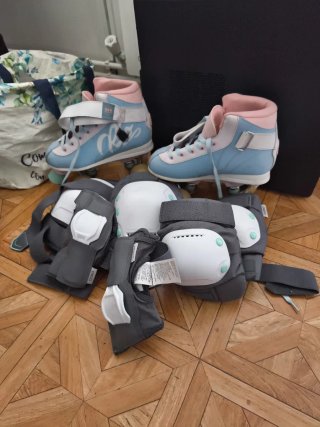 Patines Rio Roller Talla 37 Azul y Rosa