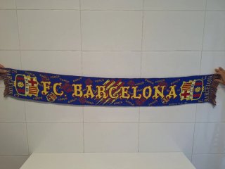 Pack FC Barcelona: Bandera, Bufanda y Gorra