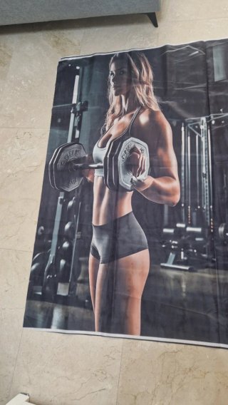Pancarta Fiesta Gym 2D