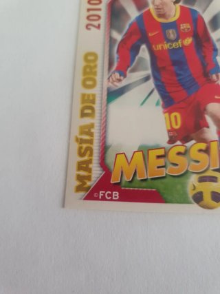 Cromo Messi FC Barcelona 2010-11