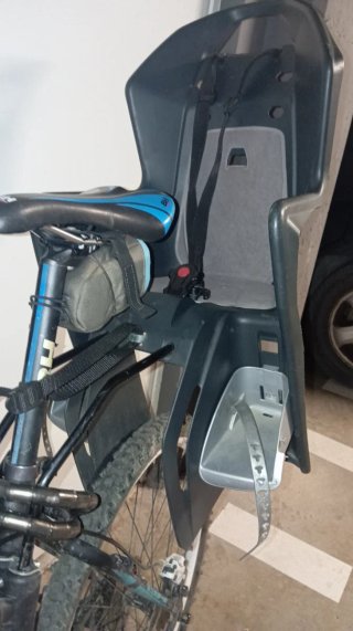 Silla porta niños bici