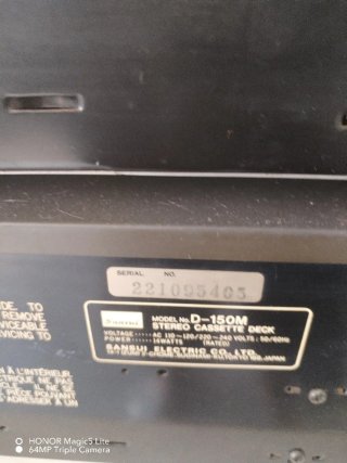 Sansui D-150 Stereo Cassette Deck