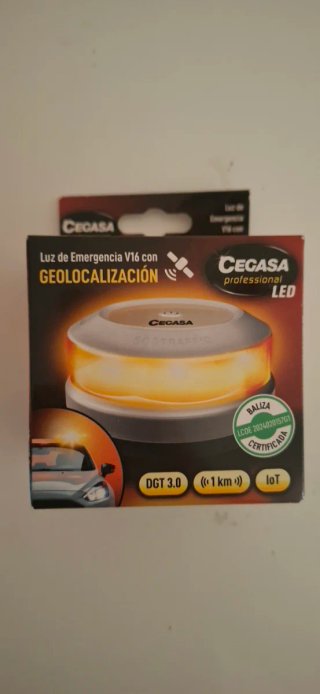 Baliza V16 CEGASA GEOLOCALIZACIÓN LED