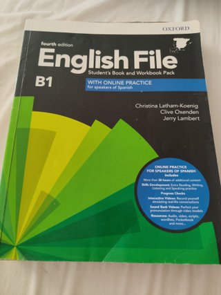 Libro inglés english file B1 fourth edition