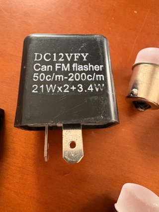 Relé intermitente DC 12V + 4 bombillas LED