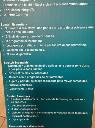Colchoneta Estiramientos cuerpo completo yoga gym