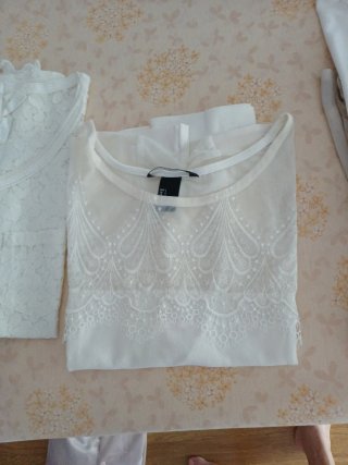 Camisetas blancas mujer T46 varias
