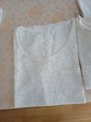 Camisetas blancas mujer T46 varias