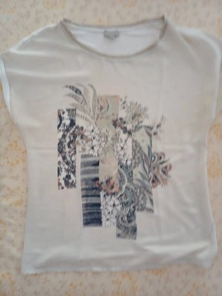 Camisetas blancas mujer T46 varias