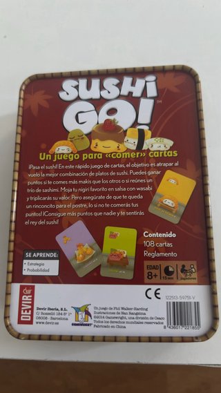 Juego de mesa Sushi Go!