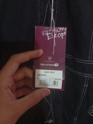Chaqueta Vintage Billabong con etiqueta