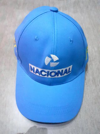 Gorra Ayrton Senna Azul y Plateada