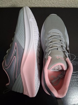 Zapatillas Fila Gris y Rosa Talla 39