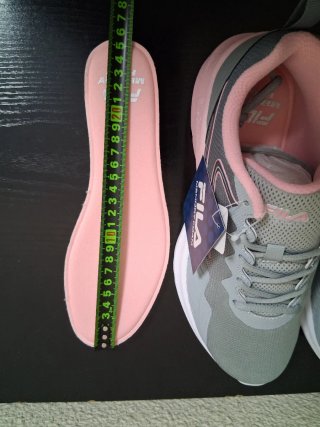 Zapatillas Fila Gris y Rosa Talla 39