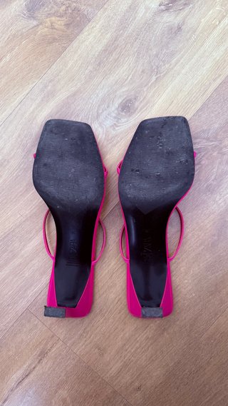Sandalias Zara Fucsia Talla 39