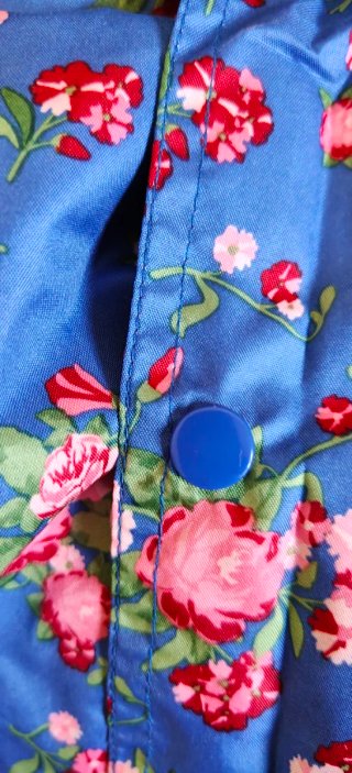 Chubasquero impermeable niña floral