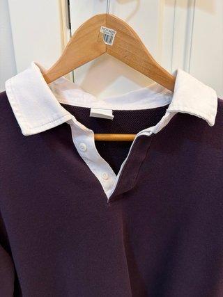 Polo Zara Manga Larga Morado