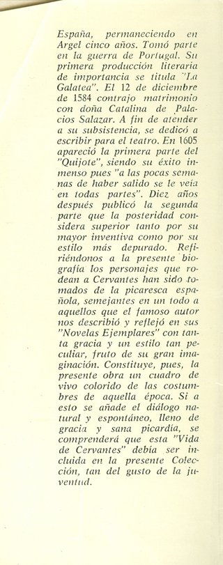 La vida de Cervantes. Fariñas. 250 Ilustraciones.