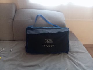 Cocina de gas portátil 2 fuegos