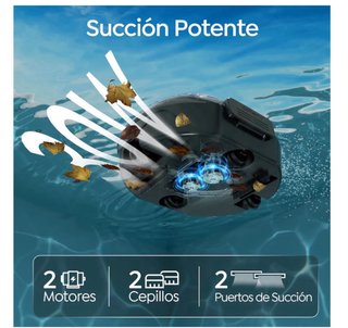 Limpiafondos Piscina  Inalámbrico