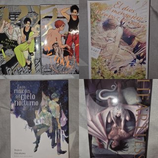Pack 5 tomos yaoi