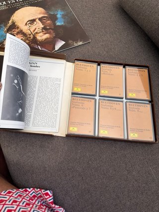 Beethoven 9 Sinfonías Karajan 6 Cassettes