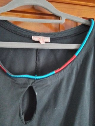 Vestido ByLu Negro con Estampado