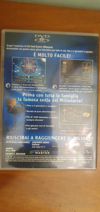 DVD Videogame Chi vuol esser milionario?