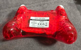 Mando Nintendo Switch Transparente Rojo