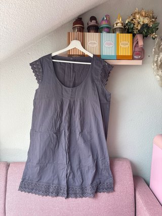 Vestido gris talla 46