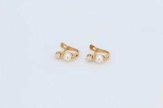 Pendientes Dormilones Perla Oro 18k.Ref:0430400251