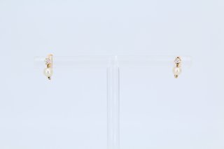 Pendientes Dormilones Perla Oro 18k.Ref:0430400251