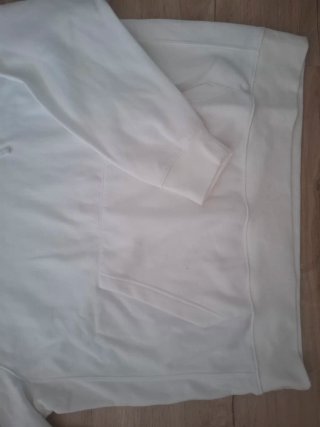 Sudadera Nike Blanca Talla XL, pero da mucha talla