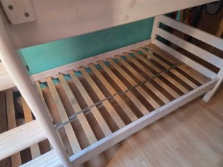 Cama con colchón