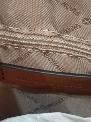 Borsa Michael Kors monogram beige/marrone